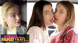 Female Fake Taxi: Three Stunning Babes Fuck with Sex Toys in Wild Outdoor Ride