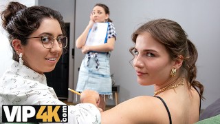 VIP4K. Lesbians Provide the Perfect Work Break for These Office Whores