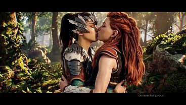 AI Generated Lesbian Kissing Scene